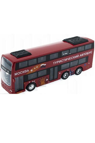 rexa Die-Cast Double Decker Bus Toy – Red – London Style Collectible – Premium Quality