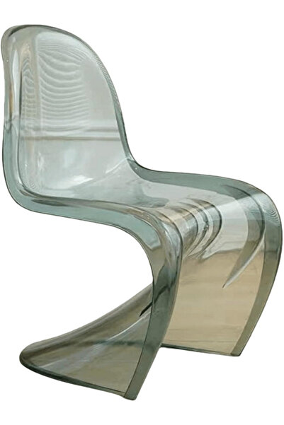 rexa كرسي مصمم مصبوب، مقعد، كرسي شفاف فريد وأنيق، كرسي شفاف 86*60*50 سم