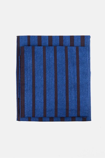 Nautica 3 Pieces Double Bristol Stripe Bedsheet With Pillowcase Set, Multicolor