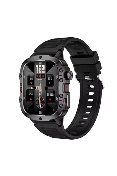 zyteq Smartwatch ZYTEQ®️, apel BT, sport, rezistent apa, notificari, monitorizare, negru