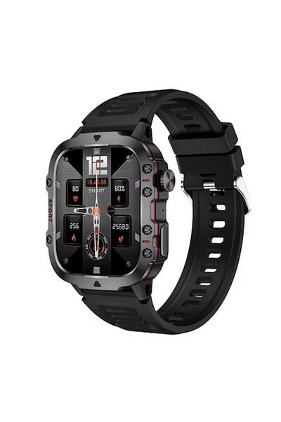 zyteq Smartwatch ZYTEQ®️, apel BT, sport, rezistent apa, notificari, monitorizare, negru