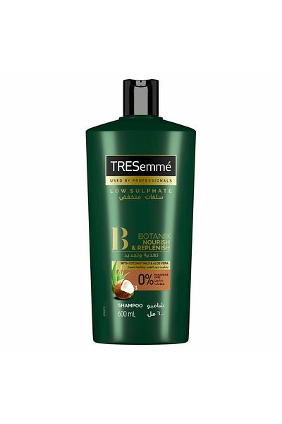 Tresemme Botanix Natural Nourish & Replenish Shampoo with Coconut Milk & Aloe Vera for Dry Hair