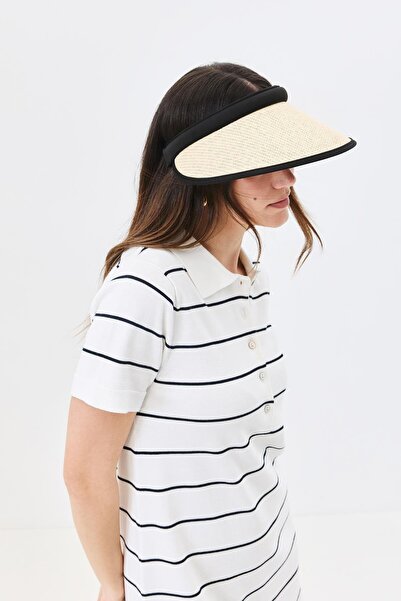 C&City Vizor Plaj Şapkası Y25730-31 Bej