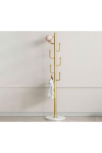 rexa Hanger with 6 Hooks, hats, coats,& other Hanger, Height 68.5 inches (174 cm), High Load Capacity