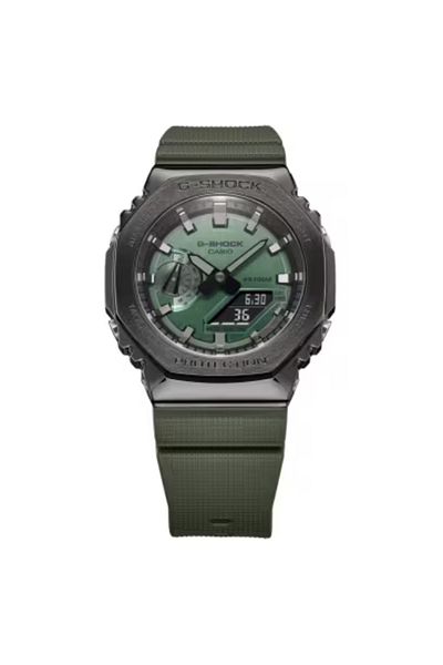 G-SHOCK G-SHOCK Men's Analog & Digital Green Dial Watch - GM-2100B-3ADR