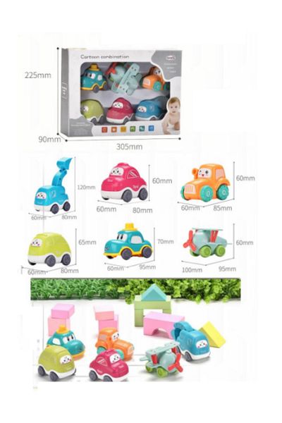 rexa Car Set – Colorful Vehicle Collection for Kids