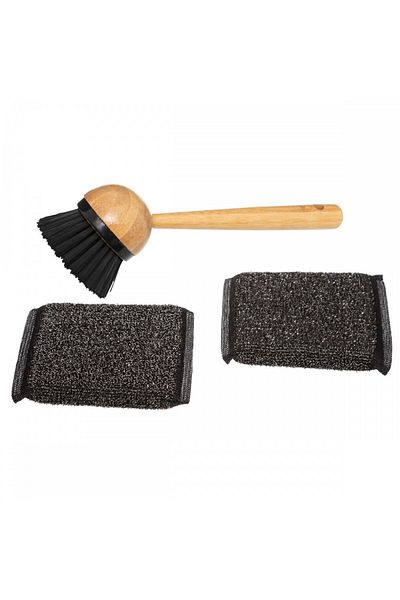 5FIVE Dozator de detergent de vase Arjd, bambus, 4 bucăți