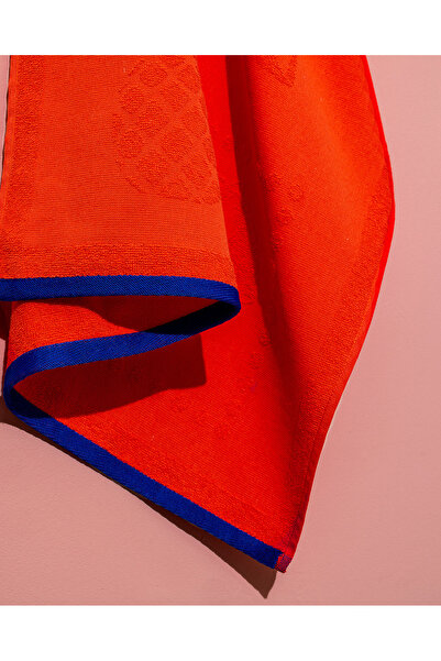 Madame Coco Πετσέτα θαλάσσης Sorle 100% βαμβακερή - Πορτοκαλί - 70x150 cm