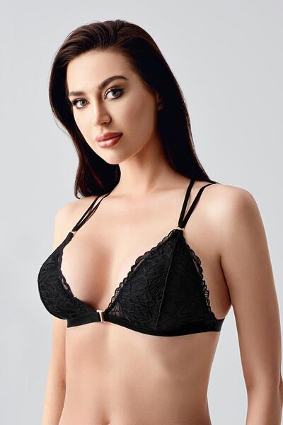 C&City Bralet Without Cups C18326 Black