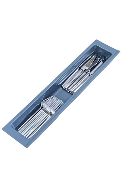 Adilon درج مطبخ باللون الرمادي الفحمي - حامل أدوات مائدة وحدة مقصورة واحدة 11...