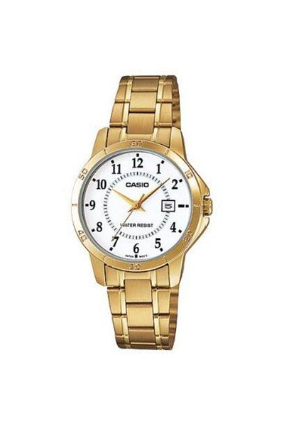 Casio CASIO Men's Analog White Dial Watch - MTP-V004G-7B