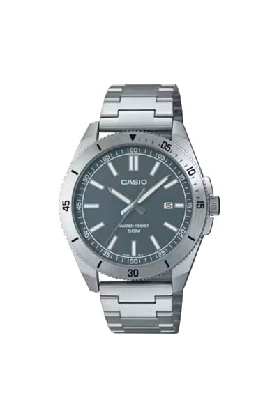 Casio CASIO Men's Analog Green Dial Watch - MTP-B155D-3EVDF