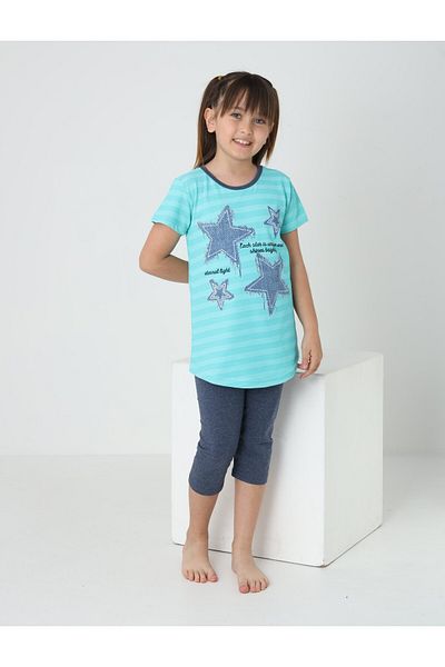 ERTA GOLD Girl's Summer Capri Suit