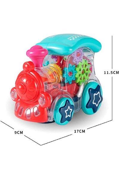 rexa Kid's Electric Universal Gear Transparent Toy