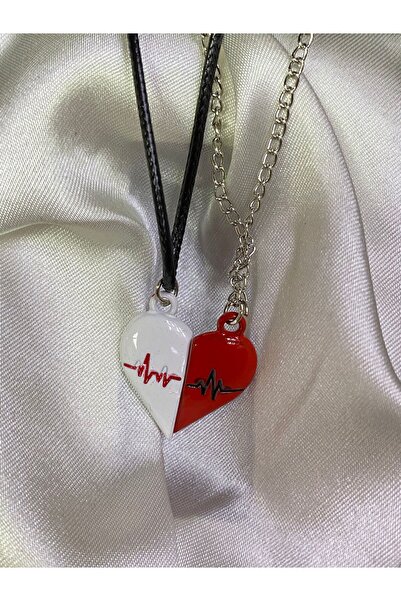 DÜKKAN DESİGN قلادة على شكل قلب مغناطيسي E-Pulse