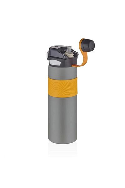 Vagonlife Vgn032 800ml Gray Steel Flask Single Lid Dual Use