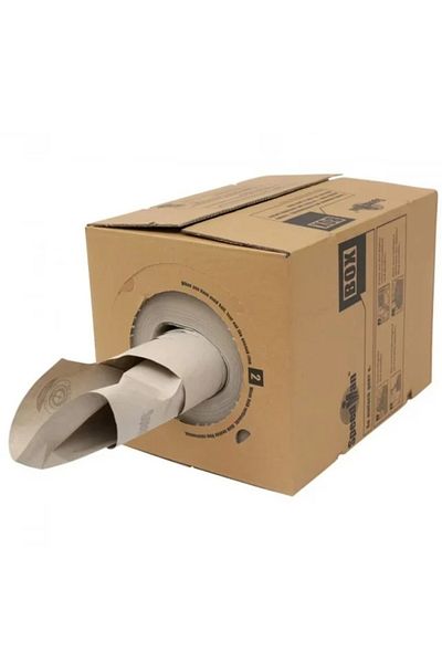 OEM Speedman Box Parcel Filling Paper with Eco-Friendly Dispenser, 450 Meters, Natural
