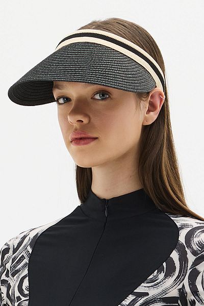 C&City Vizor Beach Hat Y25730-36 Black