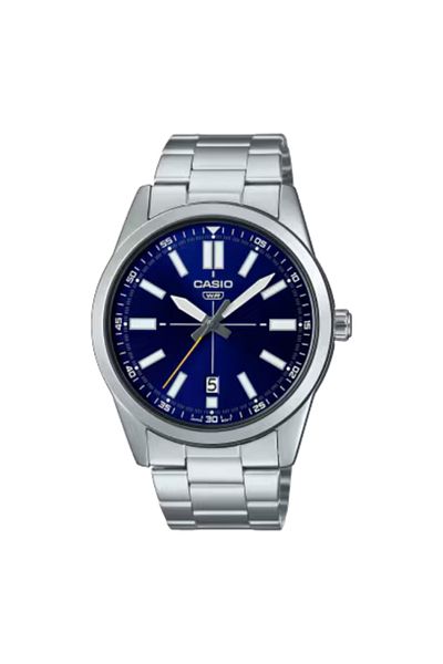 Casio CASIO Men's Analog Blue Dial Watch - MTP-VD02D-2EUDF