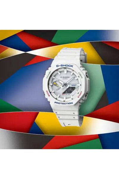 G-SHOCK G-SHOCK Men's Analog-Digital White Dial Watch - GA-B2100FC-7ADR