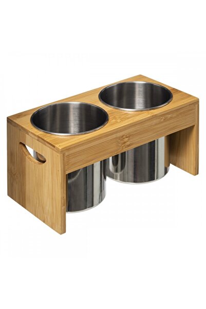 5five Simple Smart Držiak na príbory Dinx, bambus, nehrdzavejúca oceľ, 23 x 1...