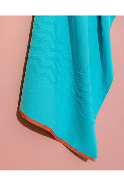 Madame Coco Πετσέτα θαλάσσης Fourne 100% βαμβακερή - Τιρκουάζ - 70x150 cm