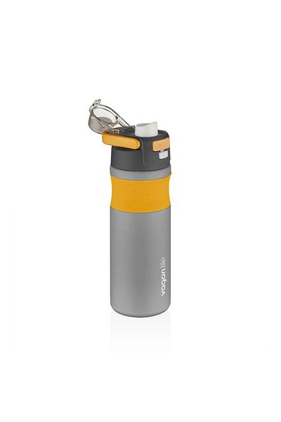 Vagonlife Vagonli̇fe Locked Stainless Steel Use Bottle With/Without Pipe 033 580ml Gray
