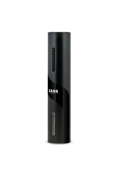 Zass Gourmet Zews 01 Electric Wine Opener Set, Black