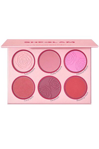 LEADING LINES Shiglam Floral Flush Blush Palette, Blushing Bouquet