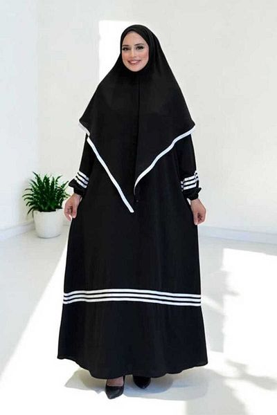 Bym Fashion Shawl Dress Double Suit 6036 Black