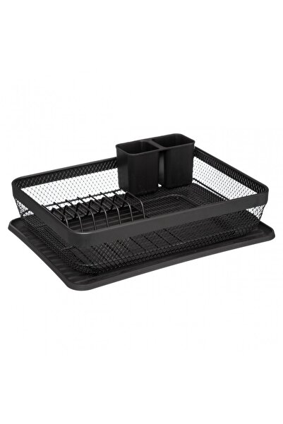 5five Simple Smart Στραγγιστήρι πιάτων Mojy, ατσάλινο, μαύρο, 43 x 32 x 13,5 cm