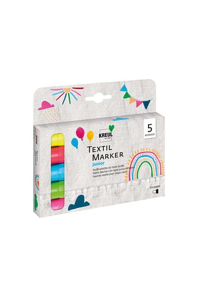 Kreul Junior Kreul textile marker, set of 5 pcs/set