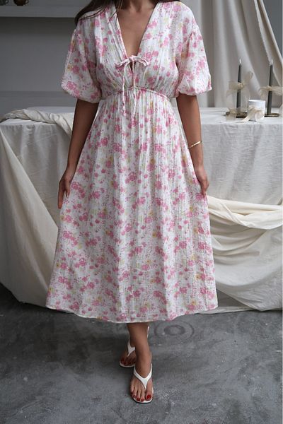 AÈC PRIVÈ ROCHIE DE MUSLINĂ LUNGĂ DE VARĂ DE SEZON NOU DE DAMA