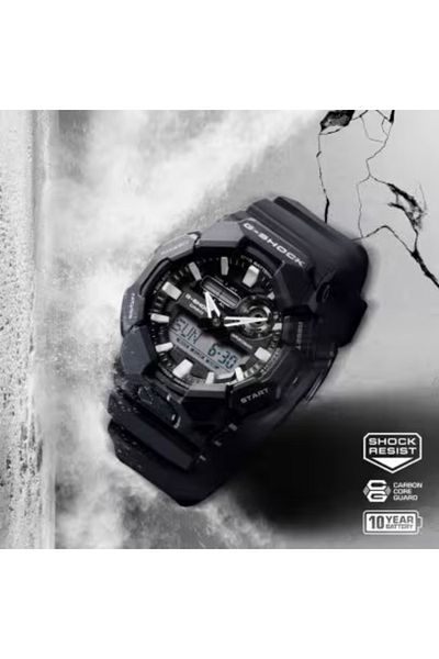 G-SHOCK G-Shock Men's Analog-Digital Black Dial Watch - GA-010-1A1DR