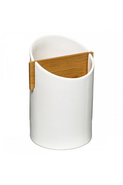 Secret de Gourmet Suport pentru tacâmuri 5five, ceramică, alb, 12x17 cm