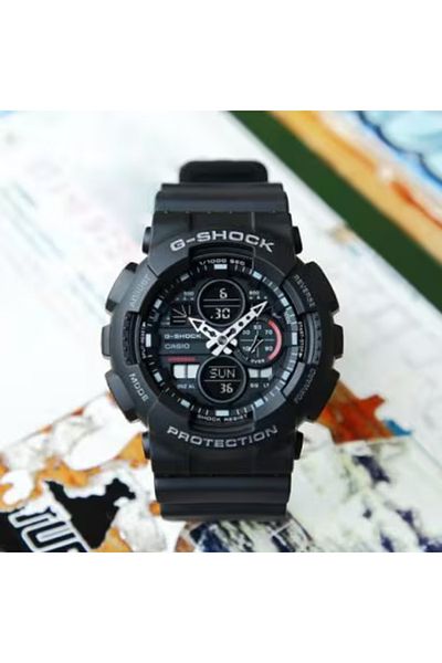 G-SHOCK Men's Analog-Digital Black Dial Watch - GA-140-1A1DR