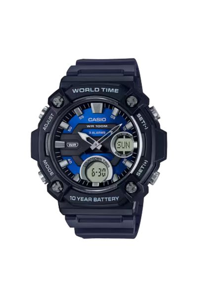 Casio CASIO Men's Analog-Digital Blue Dial Watch - AEQ-120W-2AVDF