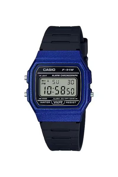Casio CASIO Unisex Digital Black Dial Watch - F-91WM-2A