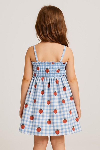 Pollito Girl's Strawberry Dress