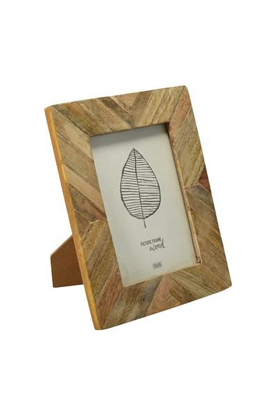 Gift Design Photo frame, made of mango wood, 13x18 cm – rustic model with natural texture
