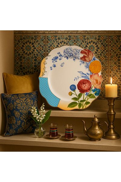 Pip Studio Porcelain plate, Pip Studio, 28 cm, Royal Multi collection