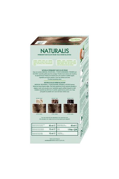 Neva Naturalis Permanent Hair Color – Vegan, Ammonia-Free, Long-Lasting, 100% Gray Coverage, Organic