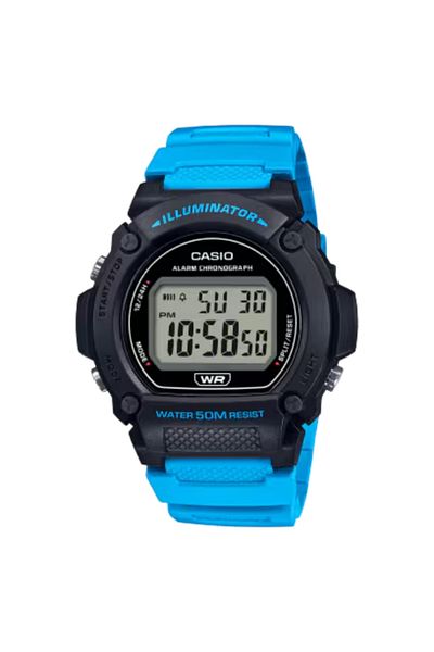 Casio CASIO Men's Digital Grey Dial Watch - W-219H-2A2VDF