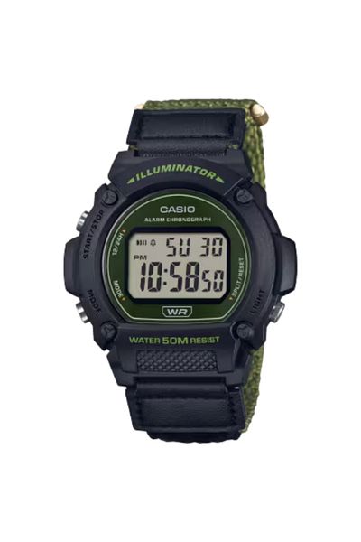 Casio CASIO Men's Digital Grey Dial Watch - W-219HB-3AVDF