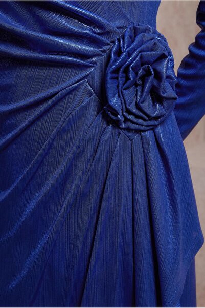 Alvina BÜZGÜ DETAYLI ABİYE ELBİSE 50418