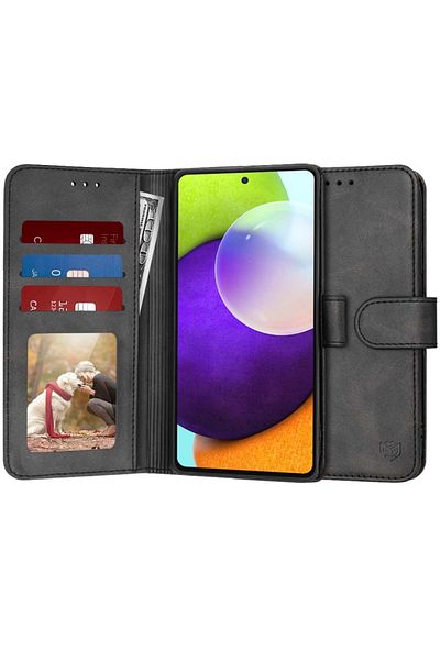 SKYDDAR INNOVATION Case for Samsung Galaxy A52 / A52 / A52s, Diary Book, book, Inner Wallet, Black, set with sticker