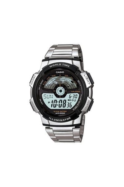 Casio CASIO Men's Digital Grey Dial Watch - AE-1100WD-1A