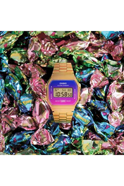 Casio CASIO Unisex Digital Grey Dial Watch - A168WERG-2ADF