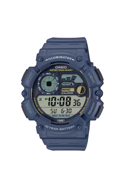 Casio CASIO Men's Digital Grey Dial Watch - WS-1500H-2AVDF