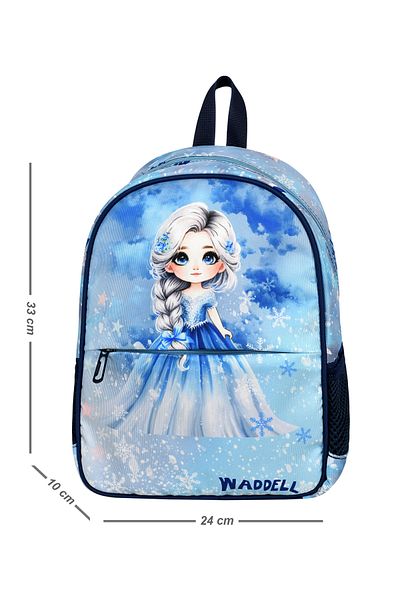 Royal Glow Set de geanți pentru grădiniță cu tematică Ice Girl și cutie termică pentru prânz